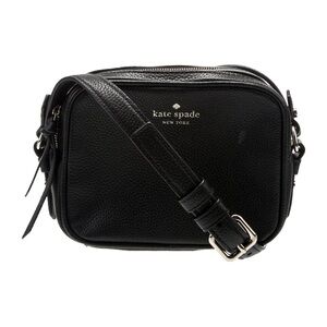 Kate Spade Black Pebbled Leather Crossbody Mulberry Bag